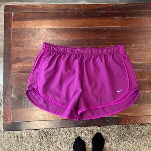 Nike Women's Vibrant Purple Athletic Shorts